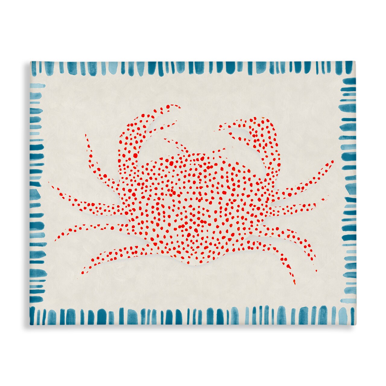 Stupell Industries Dotted Depths Crab Canvas Wall Art, design by Hannah Dawson